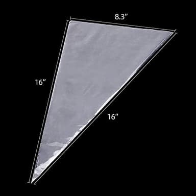 16-Inch Disposable Piping Bags 100 Count - Extra Thick Non-Slip Pastry Bags with Anti-Burst Design for Cake Decorating, Cupcakes, Cookies & Baking Supplies - Image 5