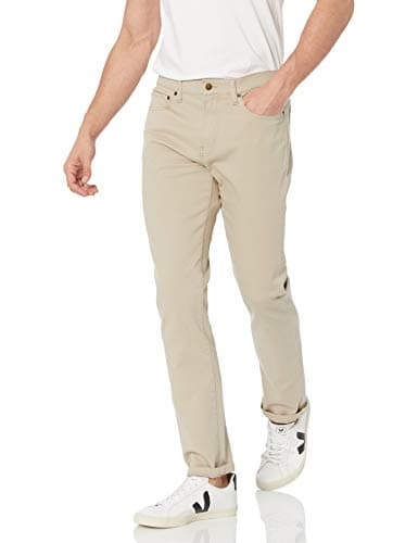 Amazon Essentials Men's Slim-Fit Jeans - Discontinued Colors, Light Khaki Brown, 36W x 30L - Image 1
