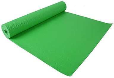 Fitvids 1/4-Inch High Density Thick Non Slip Yoga Mat with Knee Pad and Carrying Strap for Workout, Pilates, Gym Home Exercise, Green - Image 4