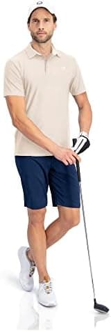 Three Sixty Six Golf Shirts for Men - Dry Fit Short-Sleeve Polo, Athletic Casual Collared T-Shirt - Image 5