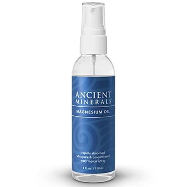 Ancient Minerals Magnesium Oil Spray Bottle of Pure Genuine Zechstein Magnesium Chloride - Topical Magnesium for Skin Application (4fl oz) - Image 1