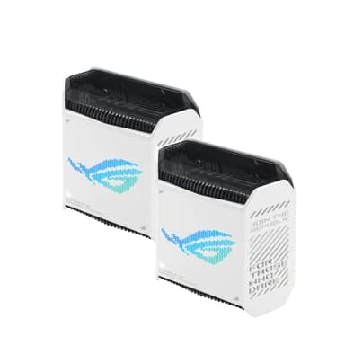 ASUS ROG Rapture GT6 (2PK) AX10000 Tri-Band WiFi 6 Gaming Mesh System, Covers up to 5,800 sq ft, 2.5 Gbps Port, Triple-Level Game Acceleration, UNII 4, Free Lifetime Internet Security, Moonlight White - Image 8