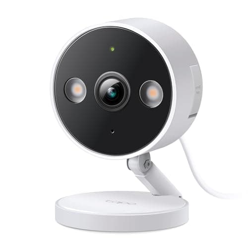 Tapo by TP-Link 2K QHD Security Camera Indoor/Outdoor, 2024 PCMag Editor's Choice, Color Night Vision, Free Person/Pet/Vehicle Detection, Baby Monitor, Local/Cloud Storage, IP66, Dual-Spotlight(C120) - Image 1