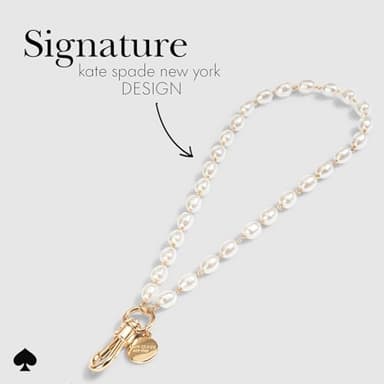 kate spade new york Phone Charm - Detachable Cell Phone Lanyard - Sea Pearl - Image 2