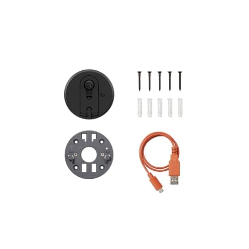 Spare Parts Kit for Outdoor Cam Plus (Battery), Black