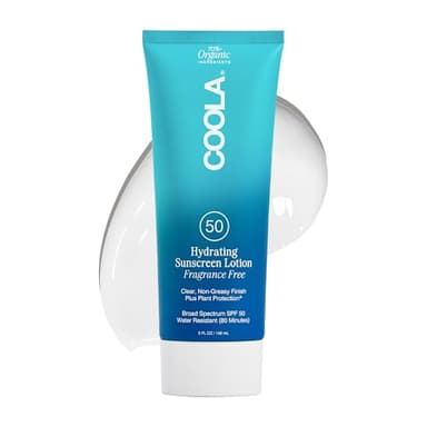 COOLA Organic Sunscreen SPF 50 Sunblock Body Lotion, Dermatologist Tested Skin Care for Daily Protection, Vegan and Gluten Free, Fragrance Free, 5 Fl Oz - Image 1