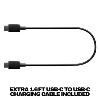 Skullcandy Hesh Evo Wireless Over-Ear Bluetooth Headphones with Extra USB-C Charging Cable, Noise Isolating, 36 Hours Battery, Foldable Lightweight Design, Microphone for iPhone Android - True Black - Image 2