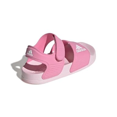 adidas Adilette Slide Sandal, Bliss Pink/White/Clear Pink, 1 US Unisex Little Kid - Image 3