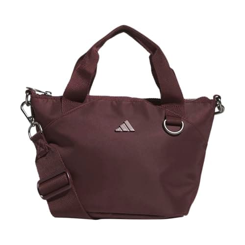 adidas Small Tote Mini Bag for Women and Men, Premium/Aurora Ruby Red, One Size - Image 1
