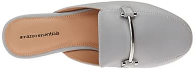 Amazon Essentials Women's Buckle Mule, Grey, 7.5 Wide - Image 5