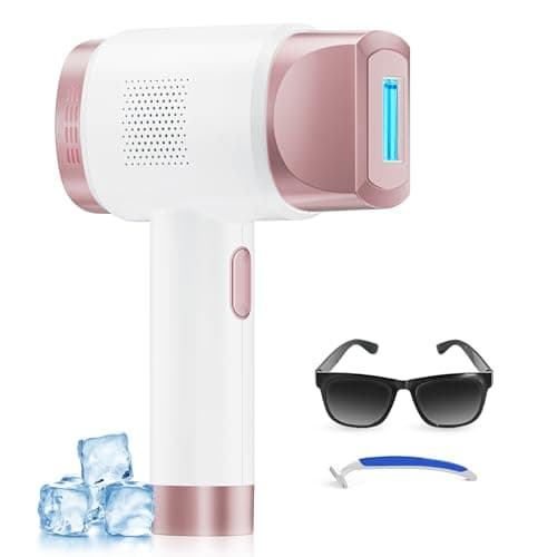 Laser Hair Removal for Women and Men, IPL with Ice-Cooling System for Nearly Painless And Long-Lasting Result At-Home Permanent Hair Removal Device 999999 Flashes for Whole Body Use - Image 1