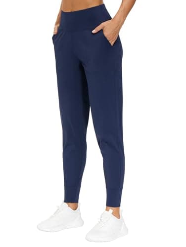 THE GYM PEOPLE Women's Joggers Pants Lightweight Athletic Leggings Tapered Lounge Pants for Workout, Yoga, Running Blue - Image 1