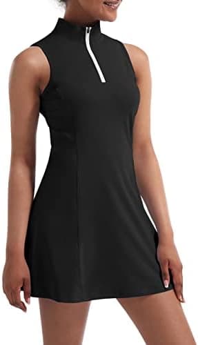 Tennis Dress for Women, Tennis Golf Dresses with Built in Shorts and Pockets for Sleeveless Workout Athletic Dresses - Image 6