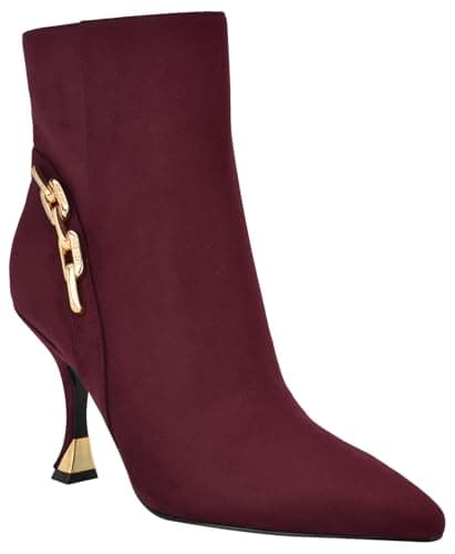 Nine West Women's Chaine Bootie, Burgundy 600, 5.5 - Image 1