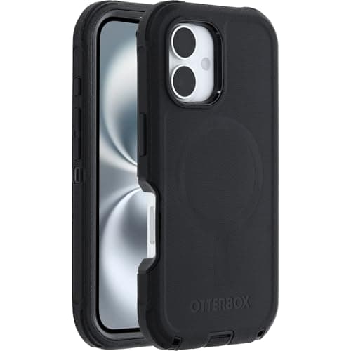 OtterBox iPhone 16 Defender Series Case - Black (Single Unit Ships in polybag) - Image 1