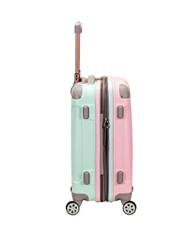 Rockland Melbourne Hardside Expandable Spinner Wheel Luggage, Mint, Carry-On 20-Inch - Image 3