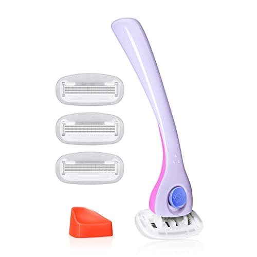 Billie Razors for Women Shave Kit – Women’s Razor + 4 x 5-Blade Razor Refills + Magnetic Holder – DreamPop - Image 1