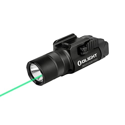 OLIGHT Baldr Pro R 1350 Lumens Magnetic USB Rechargeable Tactical Flashlight with Green Beam and White LED Combo, Rail Mount Weaponlight Compatible with 1913 or GL Rail, Built-in Battery - Image 1