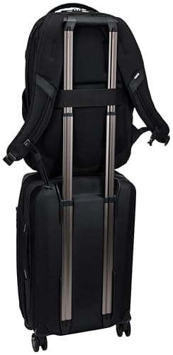 Thule Accent Laptop Backpack New - Fits MacBook - Hardshell Protective Compartment - Quick Access Front Pocket - Side Zipper Pocket - 100% Recycled Fabric - Hidden Back Pocket - Image 11