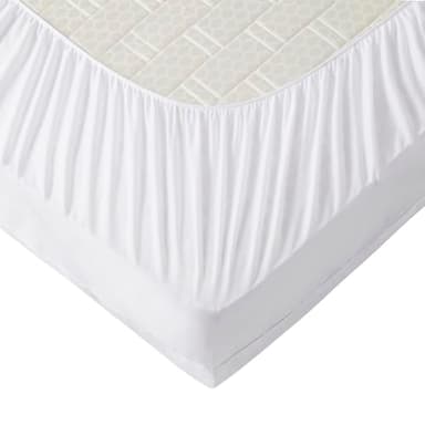 Queen Mattress Topper Extra Thick Pillow Top 3D Fiber Fill Mattress Topper with 100% Cotton Cover - Enhance Sleep Quality with Pressure Relief and Temperature Regulation, Queen - Image 5