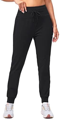 G Gradual Women's Fleece Lined Joggers High Waisted Water Resistant Thermal Winter Sweatpants Running Hiking Pockets - Image 4