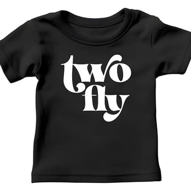 Birthday Boy Shirt, TWO FLY, Second Birthday Shirt, 2Nd birthday, Two Tear Old Birthday Shirt, Birthday Party Outfits for Boys, tops and tees for toddlers (2T)