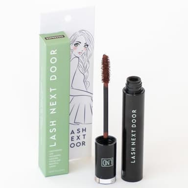 Lash Next Door Espresso Brown Mascara- Volumizing & Lengthening No Clump Smudge-Proof Makeup for Lashes- Beauty Products for Women- 1-Pack by Brooklyn and Bailey - Image 2