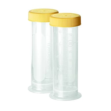 Medela Breast Milk Storage Bottles, 12 Pack of 2.7 Ounce Containers, Leak Proof Lids, Breastmilk Freezer or Refrigerator Storage, Made Without BPA - Image 1