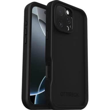 OtterBox iPhone 16 Pro Max FRĒ Series Waterproof Case with MagSafe (Designed by LifeProof) - Black, Waterproof, 60% Recycled Plastic, Sleek and Stylish - Image 4