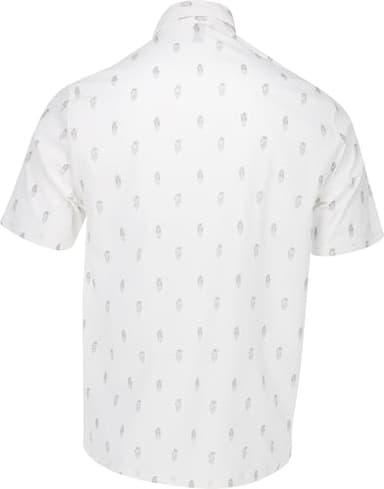 adidas Men's Go-to Resort Button Down Polo Shirt, White - Image 2