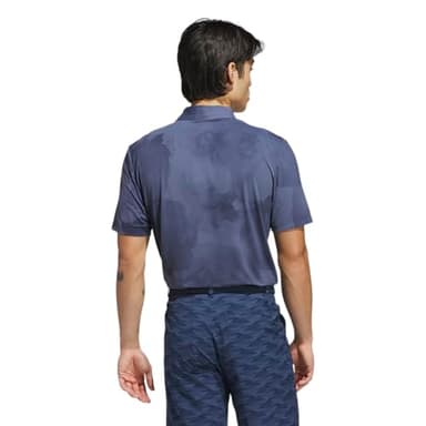 adidas Men's Ultimate365 Tour Printed Cool Feeling Polo Shirt, Collegiate Navy/Preloved Ink S24, Large - Image 3