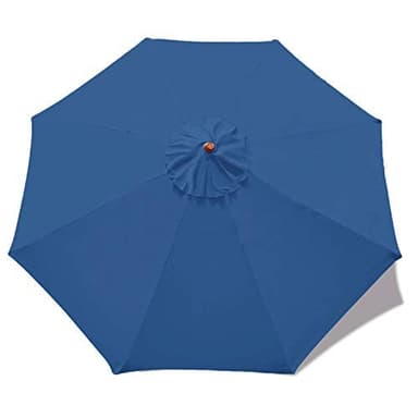 MASTERCANOPY Patio Umbrella 9 ft Replacement Canopy for 8 Ribs-Dodger Blue Canopy Only - Image 4