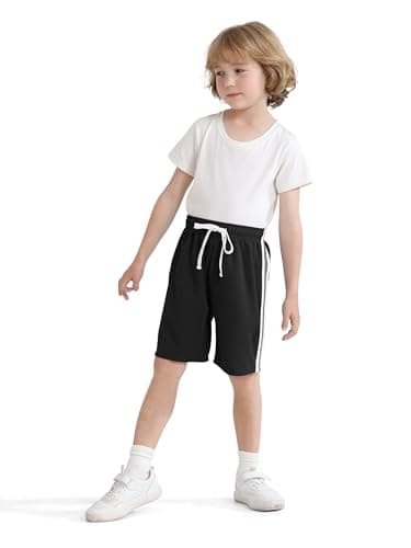Resinta Toddler Boys Shorts Boys Quick Dry Athletic Pull-On Shorts with Elastic Waist for Summer Playwear (US, Age, 4 Years, 4, Black, Gray, Navy, Royal Blue) - Image 6