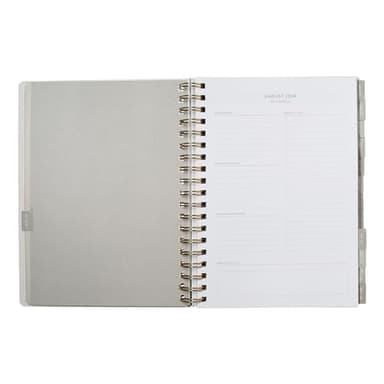 Fringe Studio 2025 Spiral Weekly Planner, Aug 2024 - Dec 2025, 17 Month, Faux Leather Cover, "Standard Black", 6.875" W x 9.78"H, 236 Pages (844FL001FSC) - Image 2