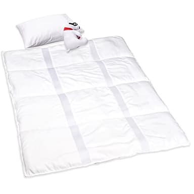 ZPECC Toddler Down Alternative Comforter, 39x47 Hypoallergenic Baby Blanket Quilt, Soft Breathable Lightweight All Season Kids Duvet Insert for Crib Stroller Cot Daycare, White - Image 1