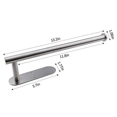 Paper Towel Holders for Kitchen,Paper Towels Bulk- Self-Adhesive Under Cabinet,Both Available in Adhesive and Screws,Stainless Steel - Image 5