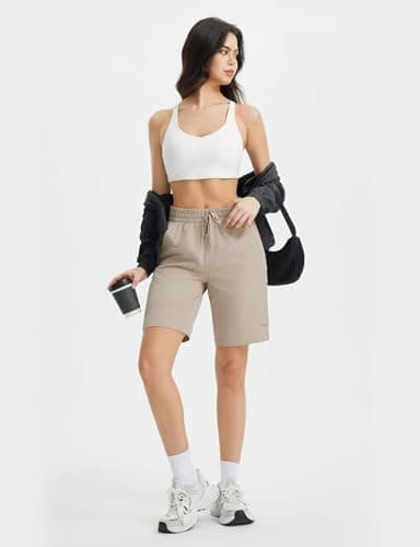 baleaf Women's 9" Cargo Shorts Hiking Water Resistant Pockets Bermuda Lightweight UPF50+ Camping Travel Outdoor - Image 7