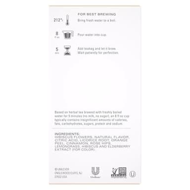 TAZO Passion Herbal Tea Bags, Iced or Hot, Caffeine-Free, 120 Total Tea Bags (20ct - Pack of 6) - Image 4