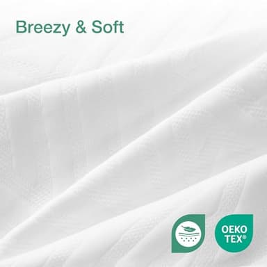 Novilla 10 inch Twin Mattress, Hybrid Mattress Twin Size with Comfortable Foam & Individually Pocket Spring, Mattresses in a Box for Back Pain Relief & Support, Certipur-Us Certified - Image 5