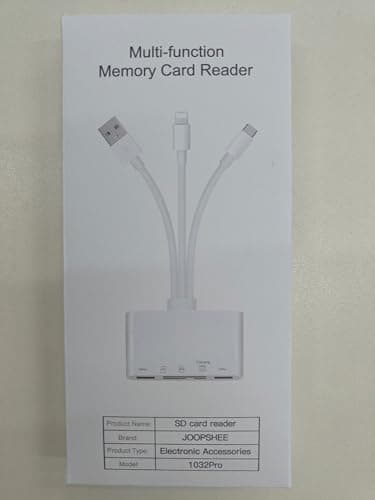 5-in-1 Memory Card Reader, USB OTG Adapter & SD Card Reader for i-Phone/i-Pad, USB C and USB A Devices with Micro SD & SD Card Slots, Supports SD/Micro SD/SDHC/SDXC/MMC - Image 8