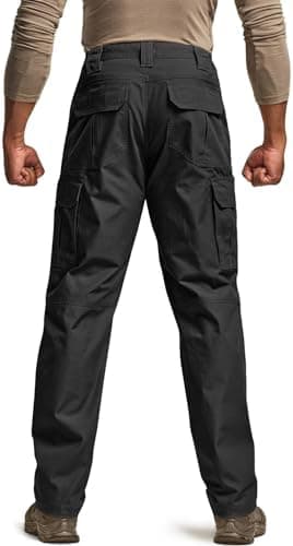 CQR Men's Tactical Pants, Water Resistant Ripstop Cargo Pants, Lightweight EDC Work Hiking Pants, Outdoor Apparel - Image 2