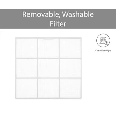 LG R-LW1223ERSM-BG-W20 12,200 BTU Smart Wi-Fi Enabled Window Air Conditioner (Renewed) Bundle with 3 YR CPS Enhanced Protection Pack - Image 8