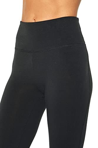 BALLY TOTAL FITNESS Women's High Rise Tummy Control Pant, Black, Large - Image 5