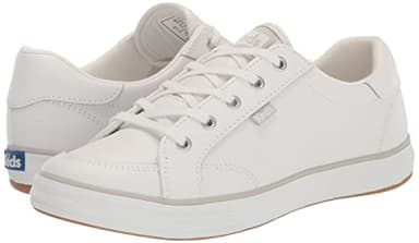 Keds Center 3 Lace Up, Sneaker Womens, White Leather, 8.5 Medium - Image 12