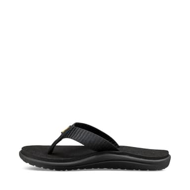 Teva womens Voya Flip Flop, Bar Street Black, 9 US - Image 3