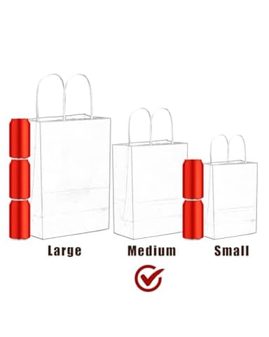 qiqee 30PCS Medium Gift Bag with Handles Bulk 11"x5"x8" Gift Bags Lake Green Bags Multiple Uses (Medium Size) - Image 7