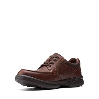 Clarks Men's Bradley Vibe Oxford, Tan Tumbled Leather, 14 - Image 5