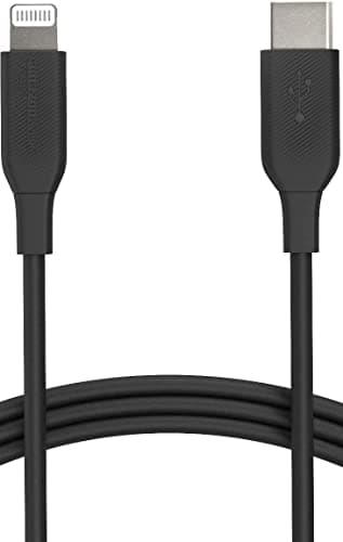 Amazon Basics USB-2.0 Type C to Lightning Cable (MFi Certified), 3 Feet, Black - Image 1