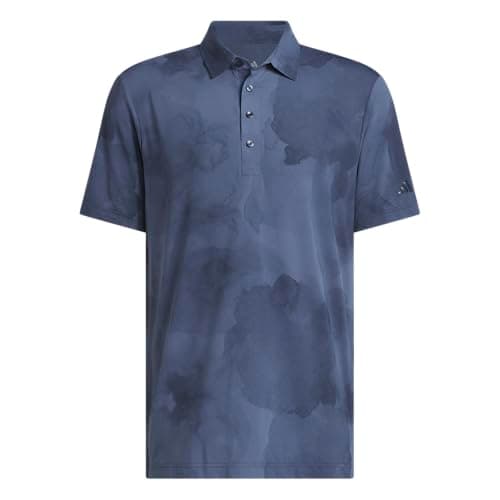 adidas Men's Ultimate365 Tour Printed Cool Feeling Polo Shirt, Collegiate Navy/Preloved Ink S24, Large - Image 1