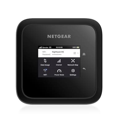 NETGEAR Nighthawk M6 5G Mobile Hotspot, Router with Sim Card Slot, Modem, Portable WiFi Device for Travel, Unlocked with Verizon, AT&T, and T-Mobile, WiFi 6, 2.5Gbps (MR6150) - Image 1